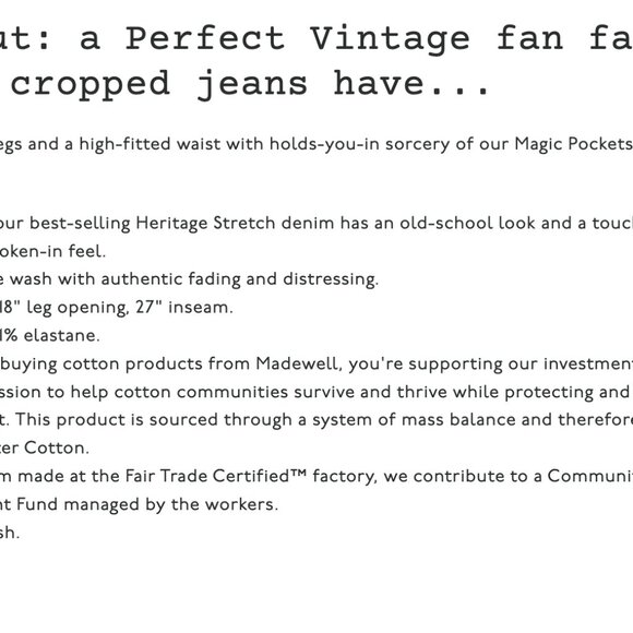 Madewell The Perfect Vintage Wide-Leg Crop Jean - Picture 8 of 9